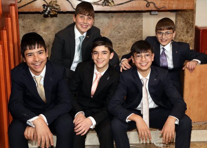 ​This year's Zion Orphanage annual festive Hannukah party celebrated the Bar Mitzvah of fiv...